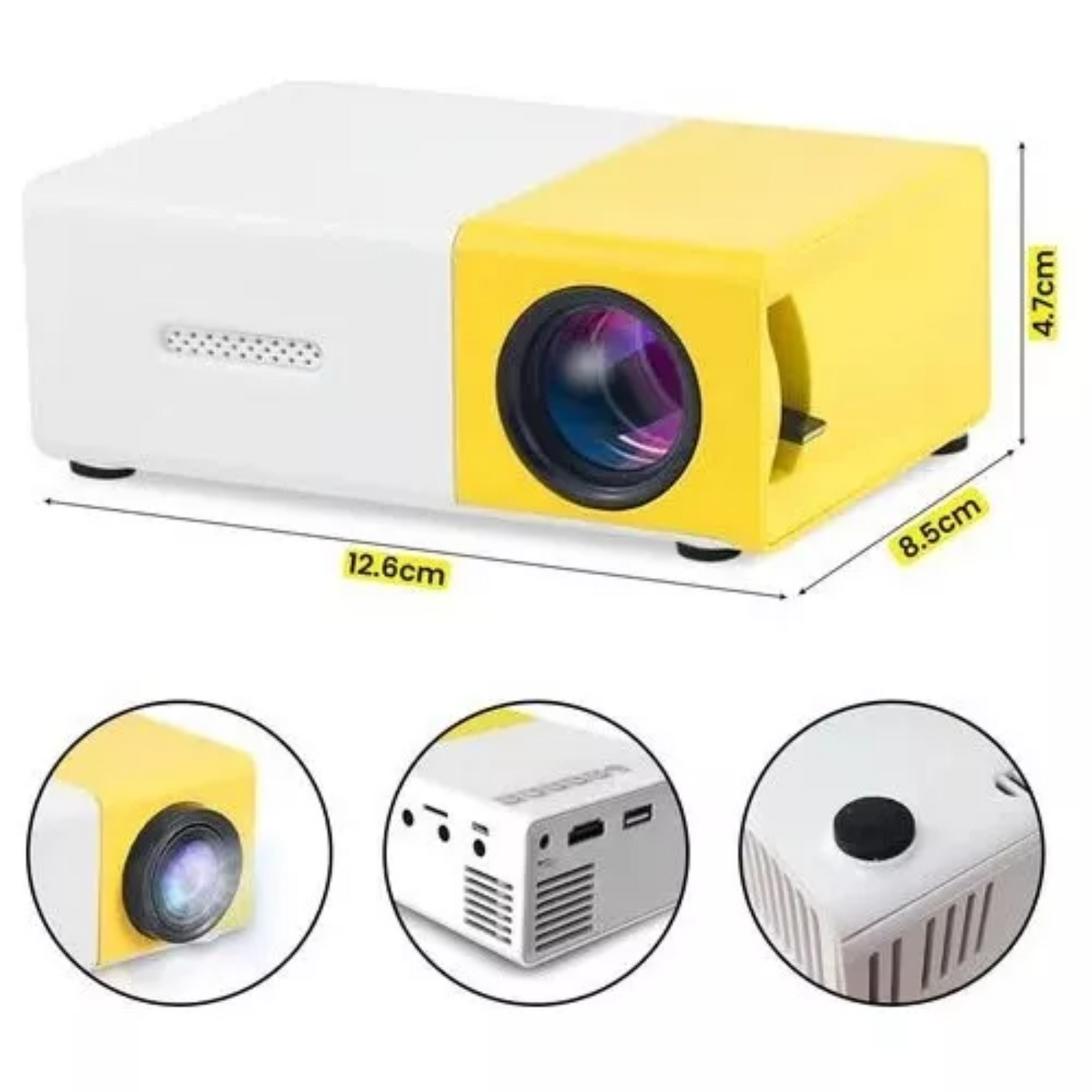 Proyector Led Portatil Full HD 1080p HDM